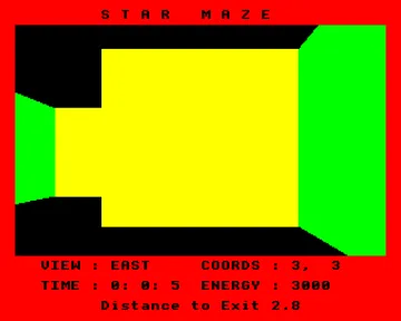 Star Maze II (1984)(Mastertronic)[h TSTH] screen shot game playing